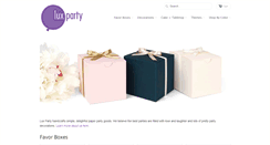 Desktop Screenshot of luxparty.com